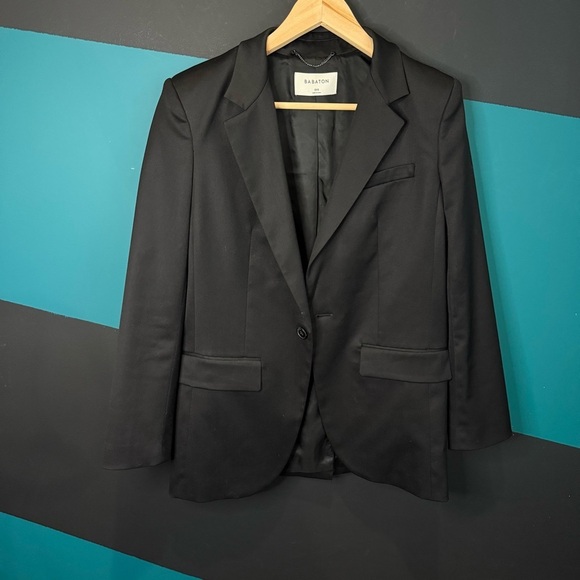 Aritzia Elegant Black Blazer Oversized size 2XS - Picture 4 of 15